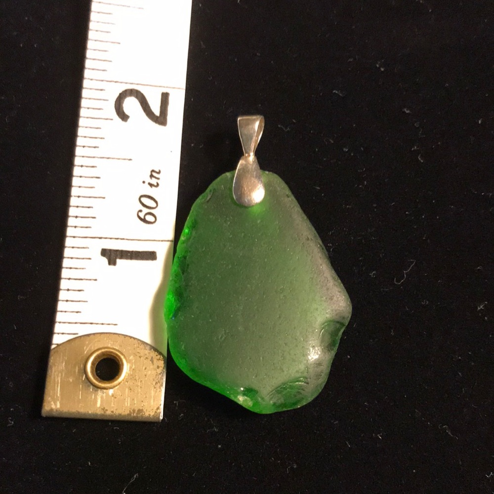 Beach glass pendant